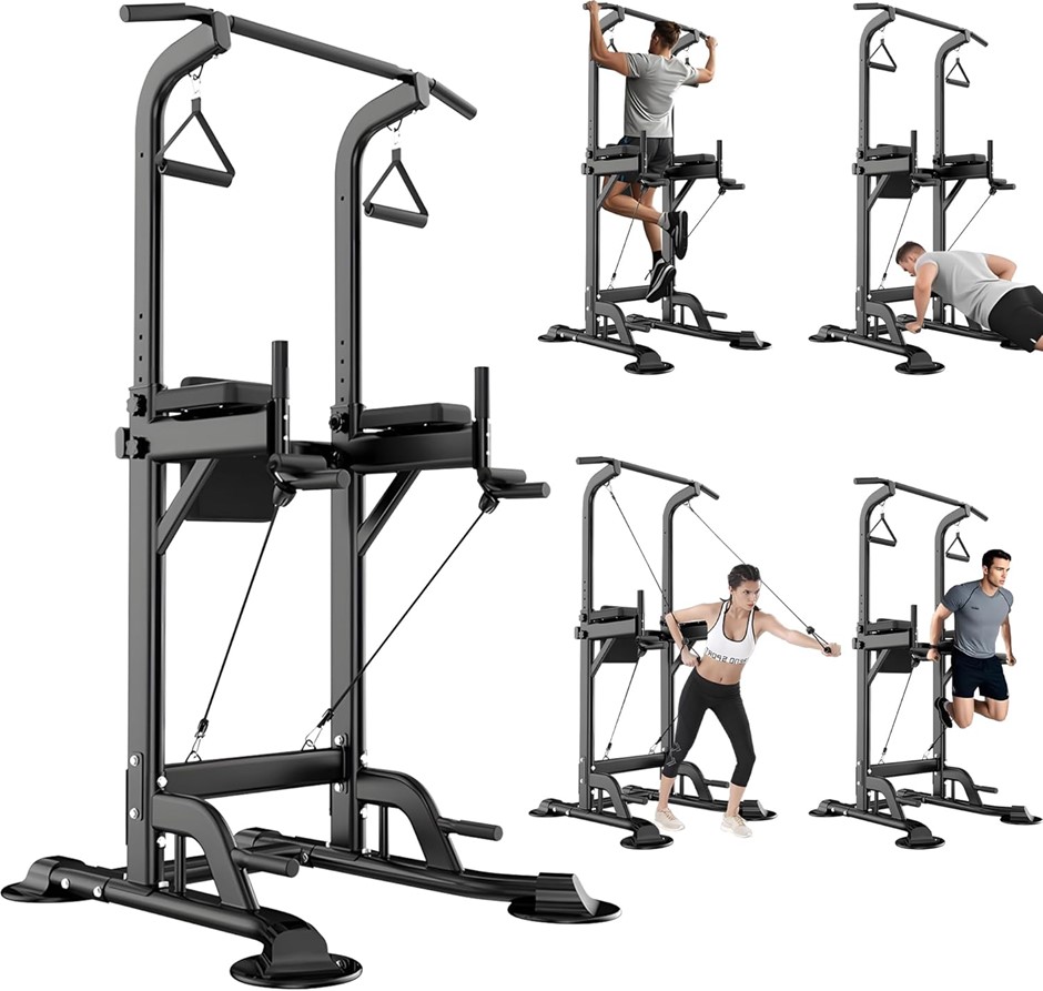 Power Tower Pull Up Bar for Home Gym, Multi Functional Pull Up Bar Stand Di