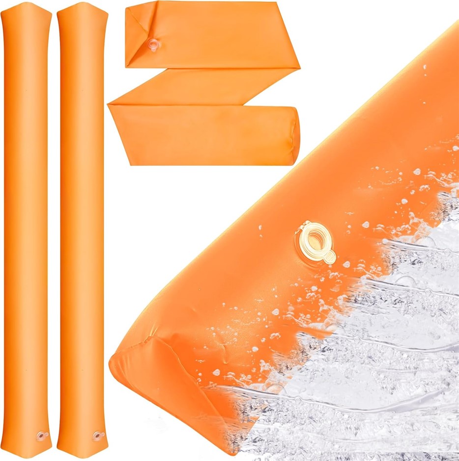 Amylove 4 Pcs PVC Inflatable Flood Barriers for Home, Garage, Basement Floo