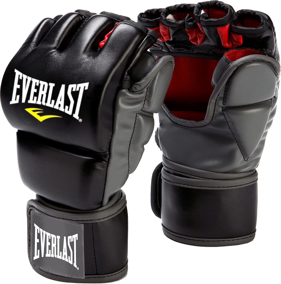 Everlast Train Advanced MMA 7-Ounce Closed-Thumb Grappling/Training Gloves,