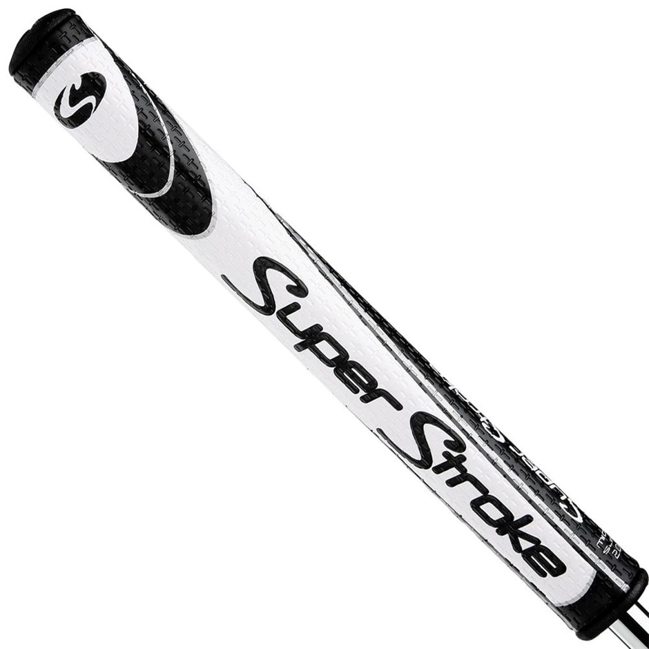 4 x SuperStroke Legacy Mid Slim 2.0 Putter Grip, Black/White.