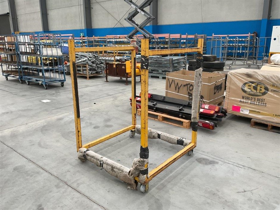 Steel Fabricated Frame on Castors