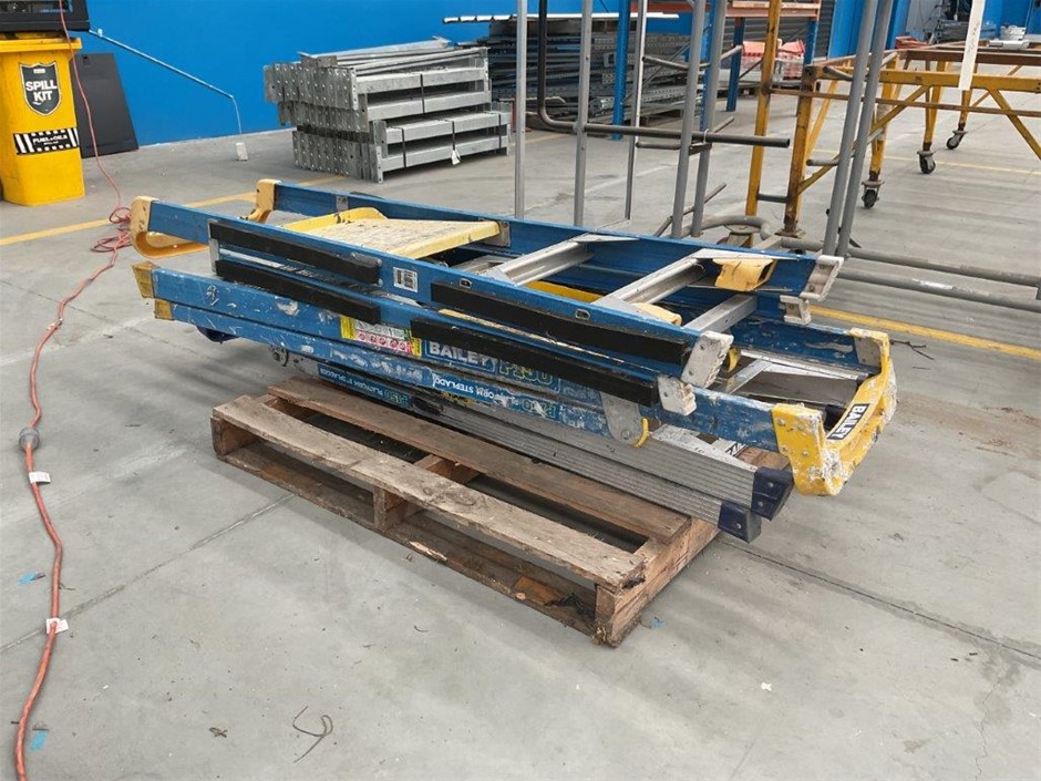 Pallet of Ladders x 3
