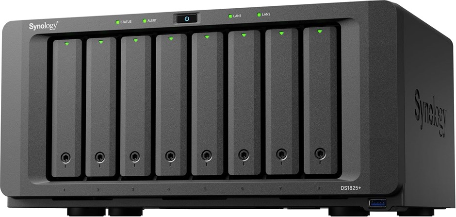 SYNOLOGY DiskStation DS1825+ 8-Bay 3.5" Diskless, AMD Quad Core CPU, 8GB RA