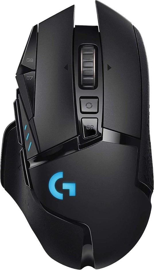 Logitech G502 Lightspeed Wireless Gaming Mouse, Long Battery Life, On-Board