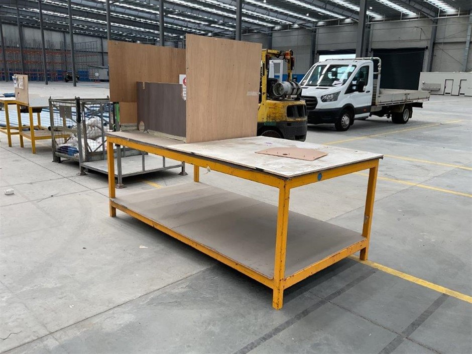 Work Bench with Steel Frame