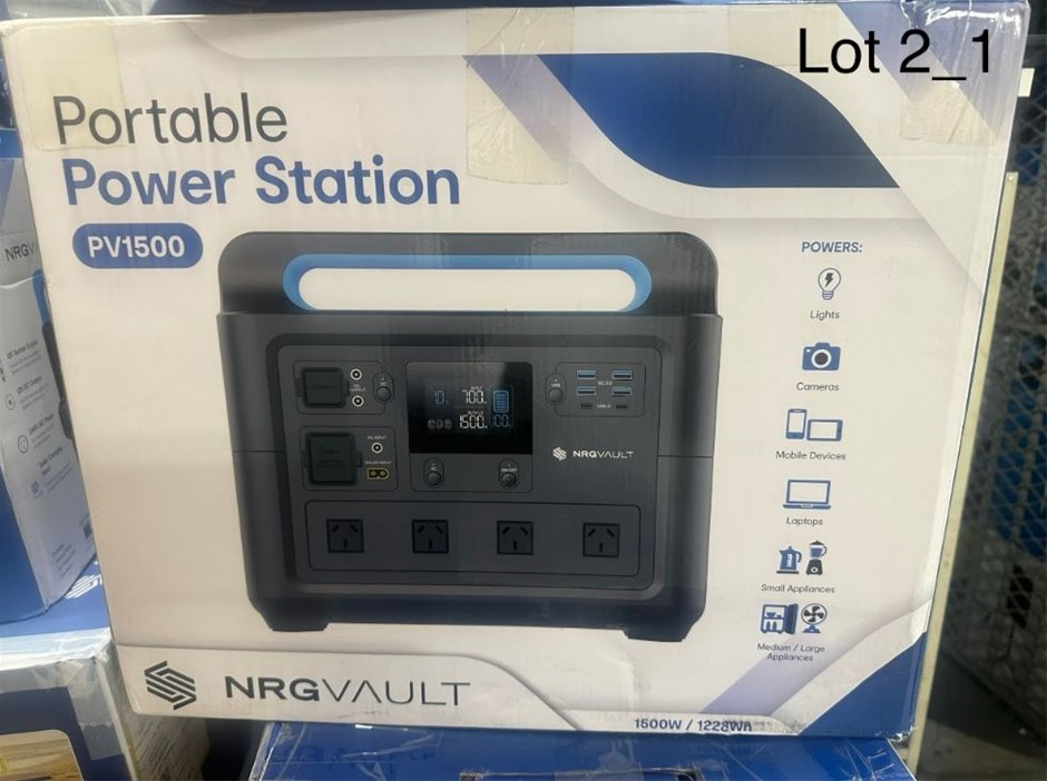 END OF LEASE SALE: Portable Power Station - PV1500