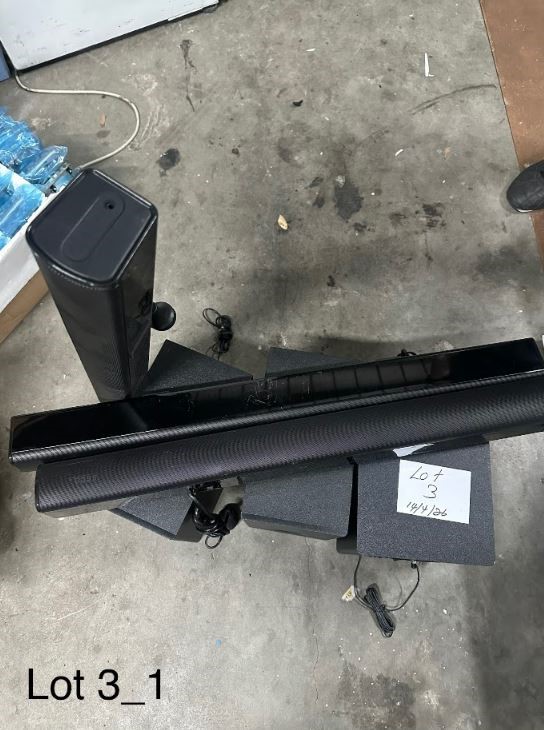 END OF LEASE SALE: Mixed lot of Bluetooth sound bar and subwoofer