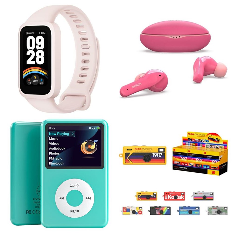 4 x Assorted Electronics. 1 x XIAOMI Smart Band 9 Active. 1 x BELKIN SOUNDF