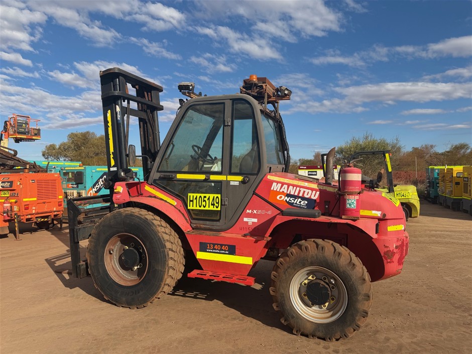 2017 Manitou MX50-4 Forklift - 5.0t - 3.7m - Diesel - Rough Terrain -Newman