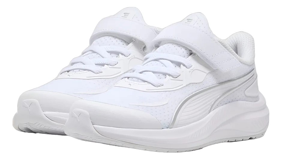 PUMA Kids' Skyrocket 2 AC+ PS Shoes, Size US 3C, White (05), 233057. NB: co