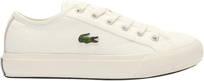 LACOSTE Women's Backcourt 224 1 CFA Canvas Sneaker, US5/EU35.5, Off White,