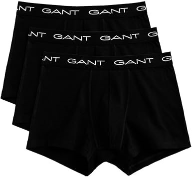 3-Pack GANT Men's Cotton Stretch Trunk , Size S, Black, 900013003. Buyers