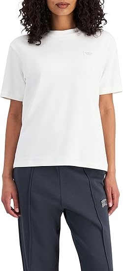 CHAMPION Women's Rochester Base Oversized Tee, Medium, White, CQQ9N. RRP: $