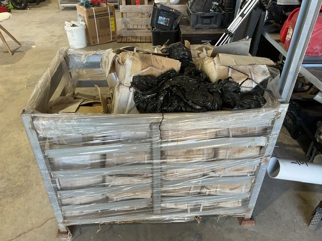 <p>Crate Of Boxes Of Tek Screws</p>