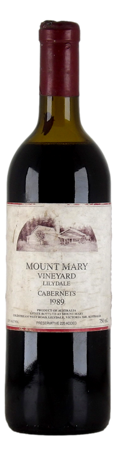 Mount Mary `Quintet` 1989 (1 x 750mL), Yarra Valley, VIC.