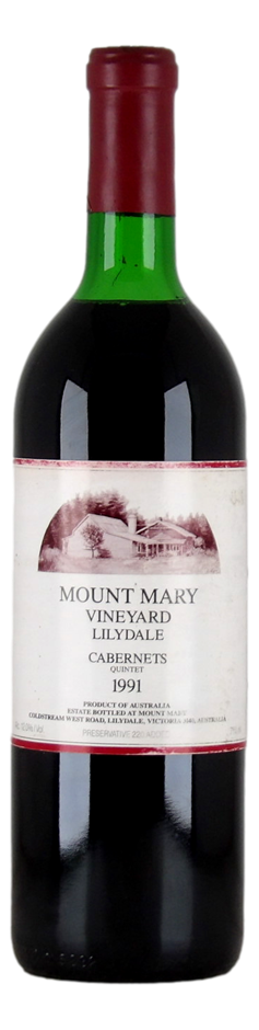 Mount Mary `Quintet` 1991 (1 x 750mL), Yarra Valley, VIC.