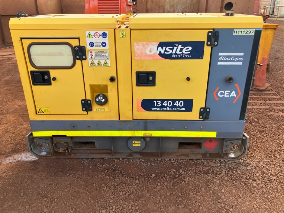 2021 Atlas Copco QAS20 Generator - Diesel - 20kva - Newman