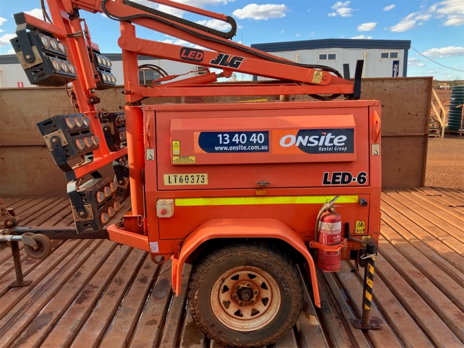 2012 JLG LED-6R Lighting Tower - 2,280w - LED DC - Newman