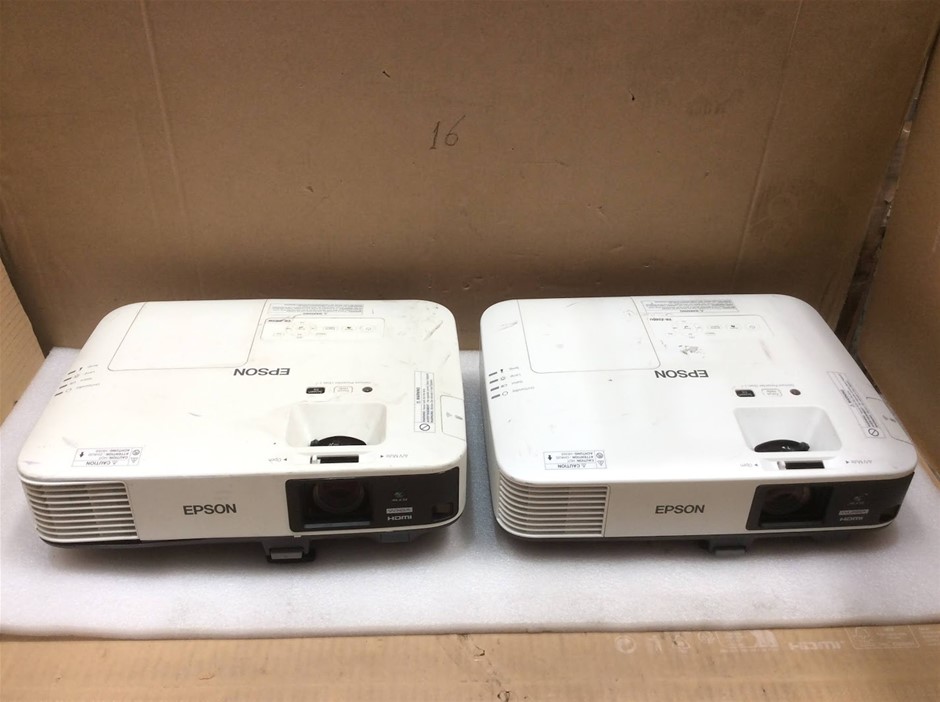 Epson EB-2165W and EB-2265W LCD Projector (Lot of 2)