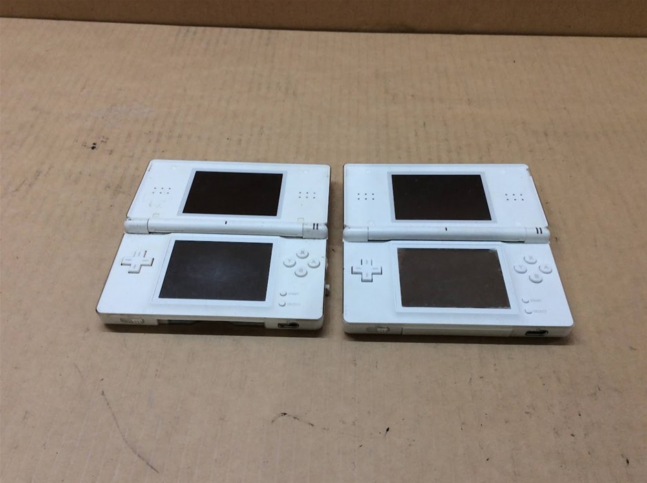 Nintendo DS Lite USG-001 Handheld Game Consoles (Lot of 2)
