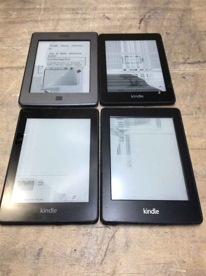 Amazon Mixed Models Kindle E-Reader (Lot of 4)