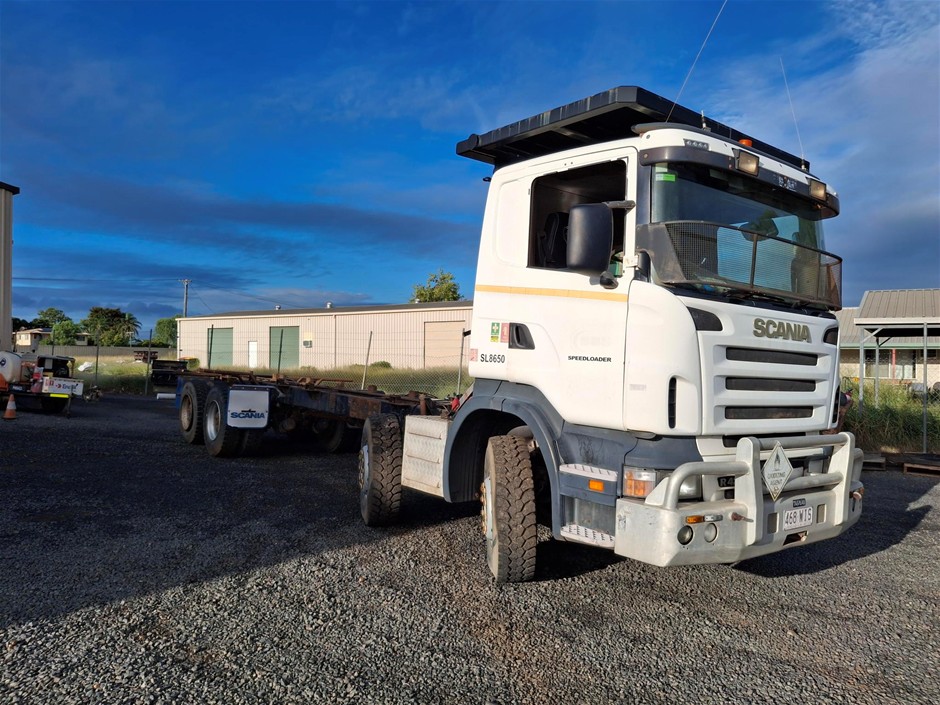 2008 Scania R420 8x4 Cab Chassis Truck