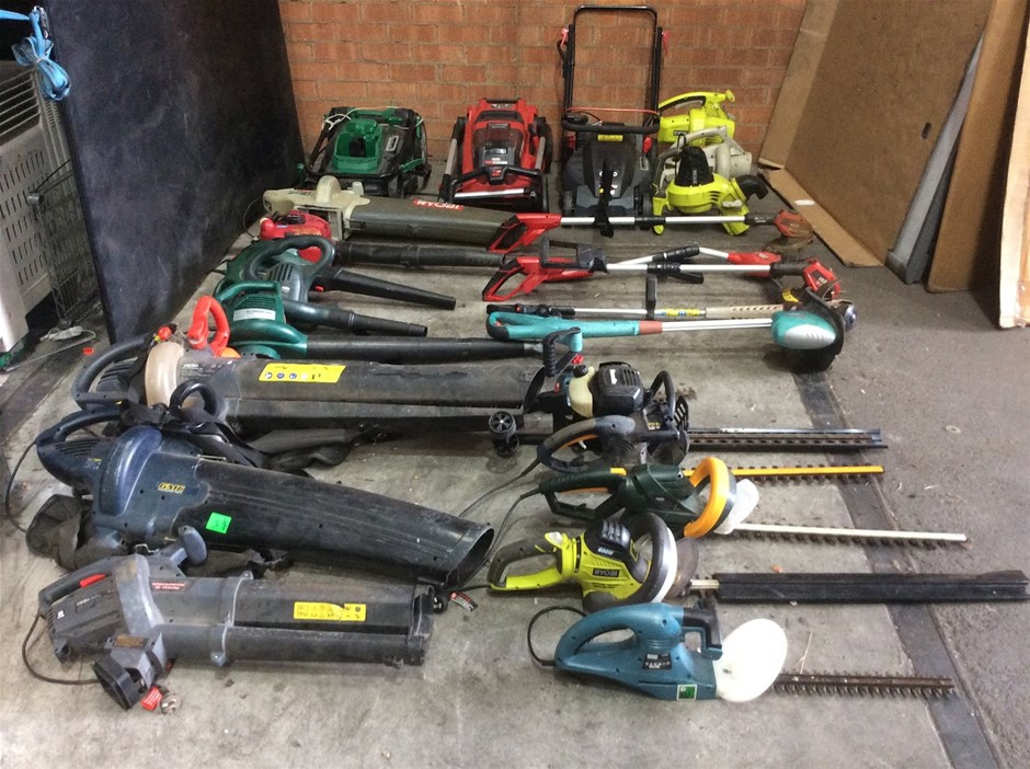 Mixed Garden Power Tools (Blowers, Hedge Trimmers, Lawn Equipment)