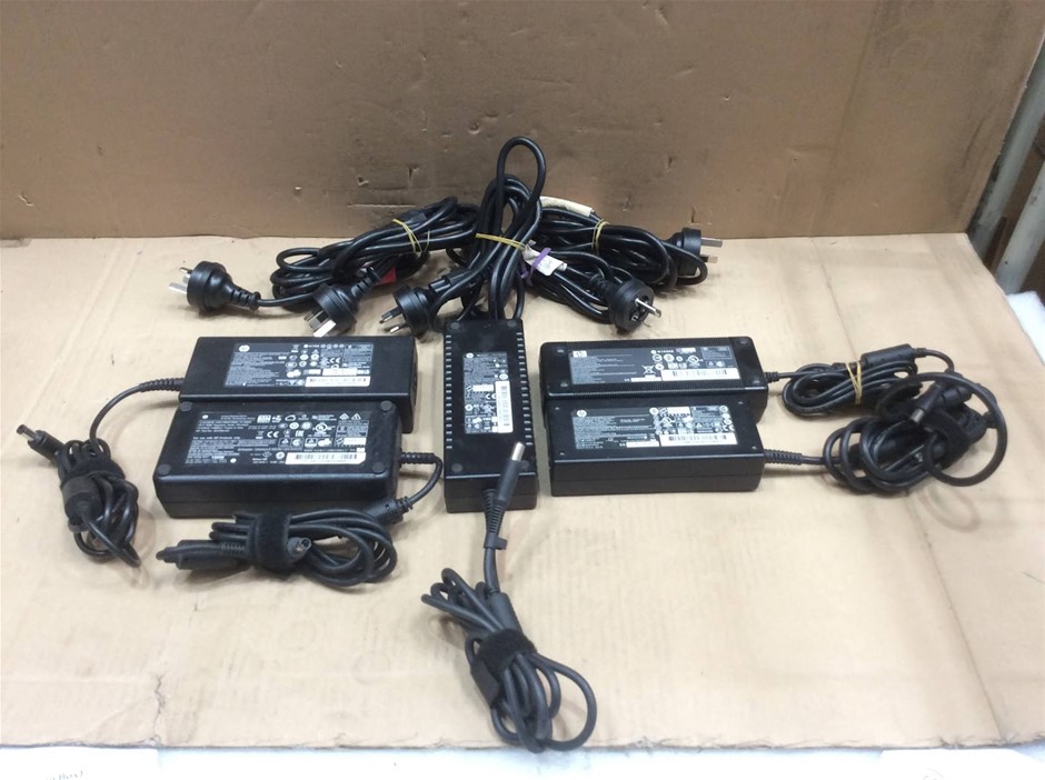 HP 120W / 135W Laptop Power Adapters (Lot of 5)