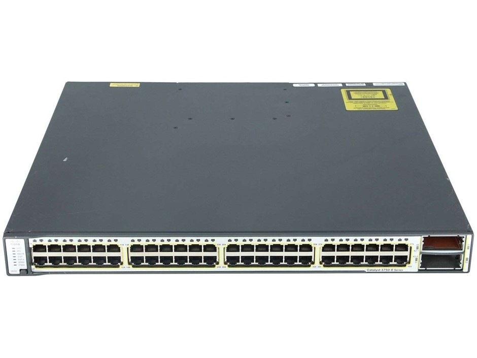 Cisco Catalyst WS-C3750E-48PD-SF stackable, enterprise-class 48-port