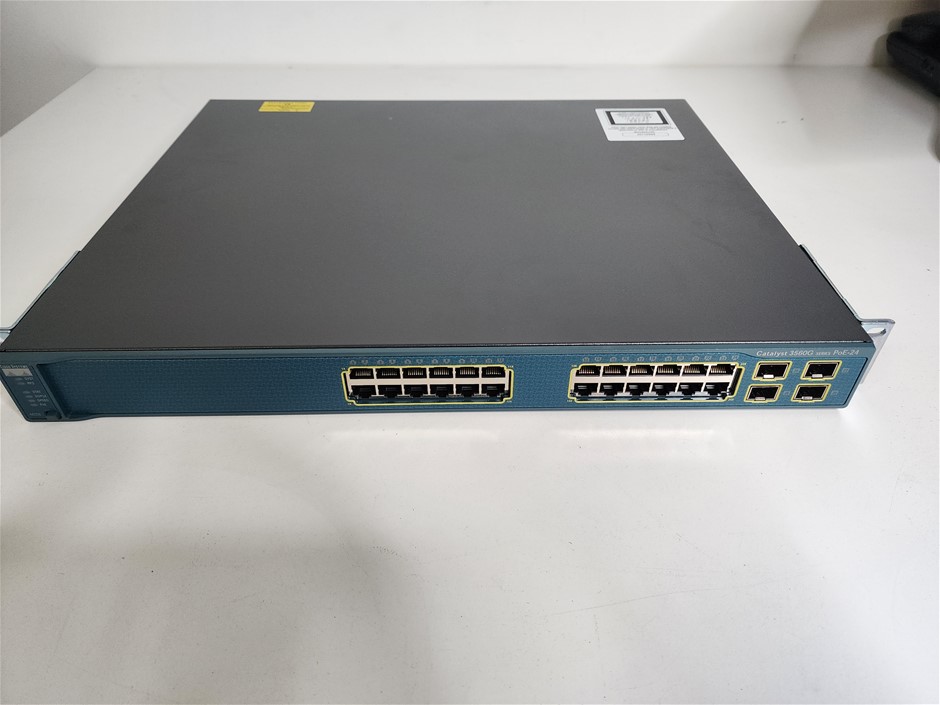 Cisco Catalyst 3560G PoE 24-Port Switch (Unused)