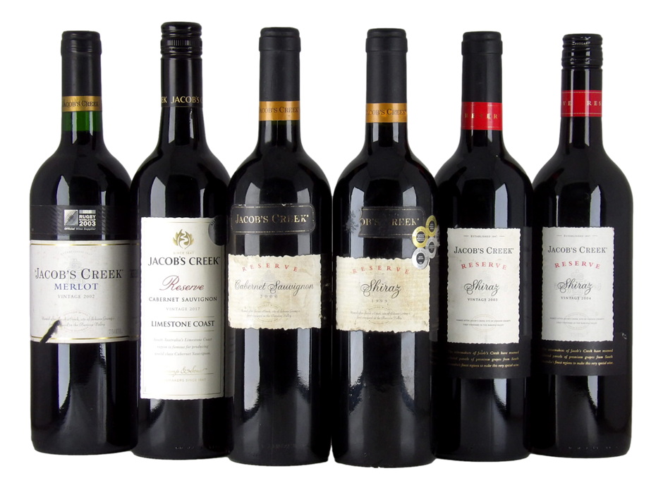 Mixed Jacob's Creek Red Wine Pack (6x 750mL) Rowland Flat