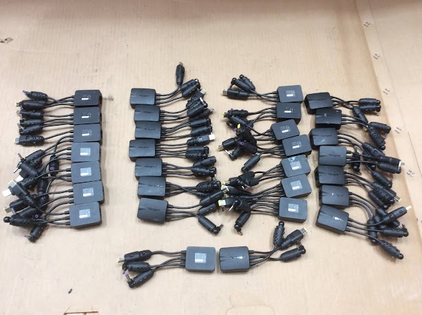 Targus ACC1009 3-Way DC Charging Hydra Cables (Lot of 30)