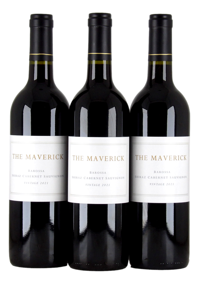 Maverick The Maverick Shiraz Cabernet 2021 (3x 750mL), SA.