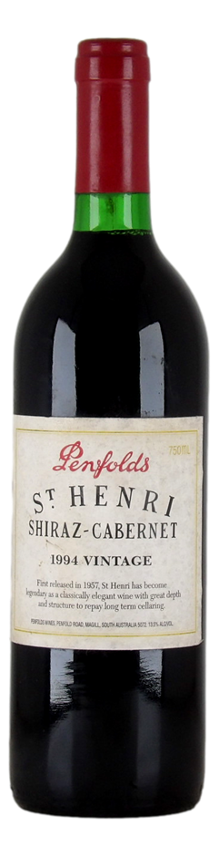 Penfolds St Henri Shiraz-Cabernet 1994 (1x 750mL), SA.