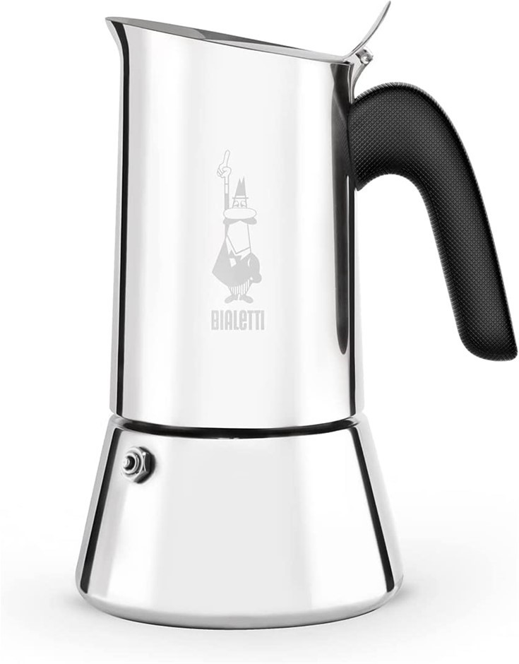BIALETTI New Venus Induction Stovetop Coffee Maker, 10 Cup Capacity, 230W,