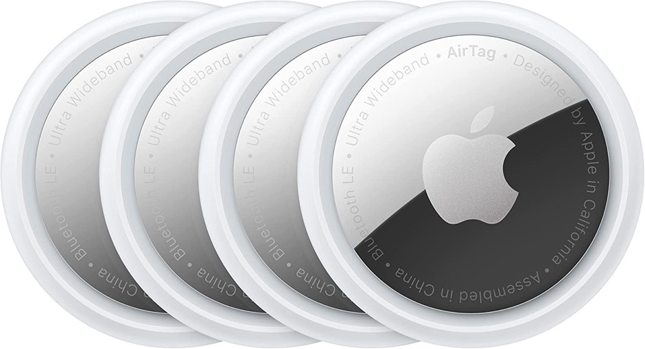 APPLE AirTag 4 Pack. S/N: H2LKGVKYP6. Buyers Note - Discount Freight Rates