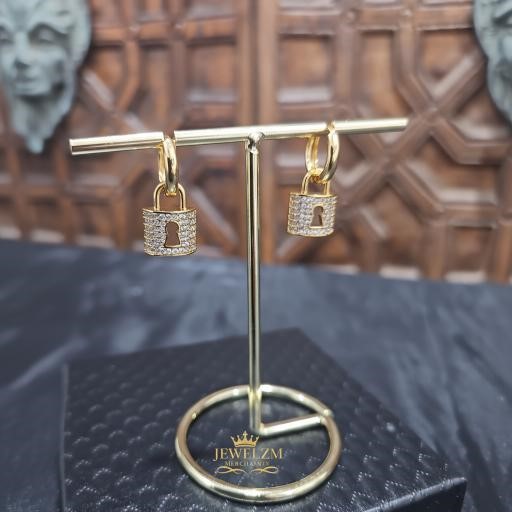 22K/Italy Gold Filled Earring -(stamped 22K/Italy)-Warranty Quality