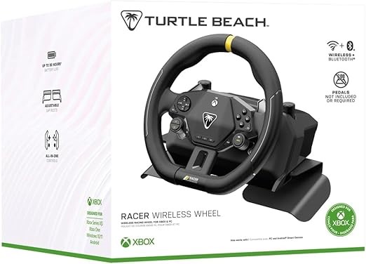 TURTLE BEACH Racer - Wireless Racing Wheel for Xbox & PC  Buyers Note - Dis