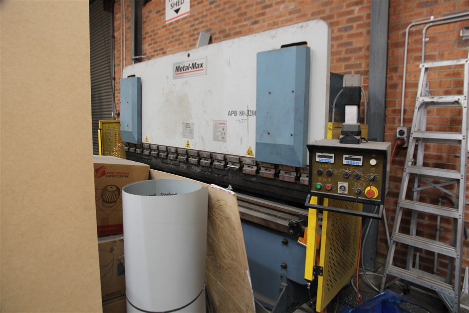 2007 Metal Max W67Y80-3200 Hydraulic Brake Press
