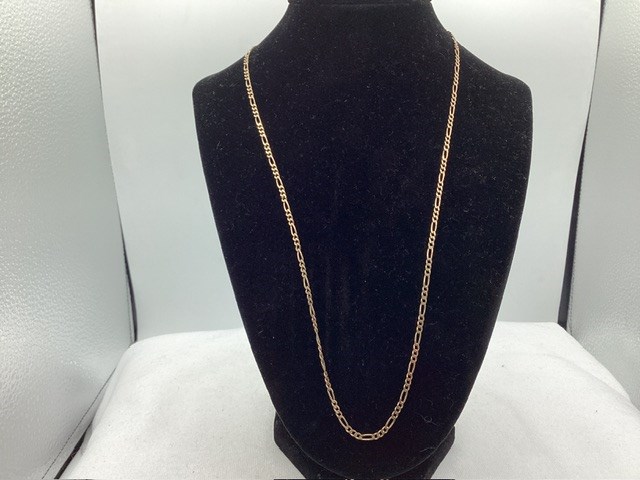 1 x Stamped 9ct Yellow Gold, Chain Necklet, No Clasp