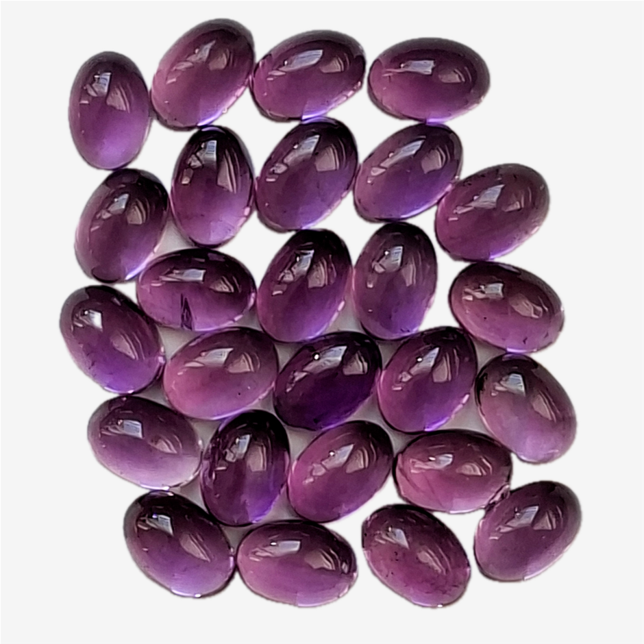 4x3 Cab Oval Amethyst