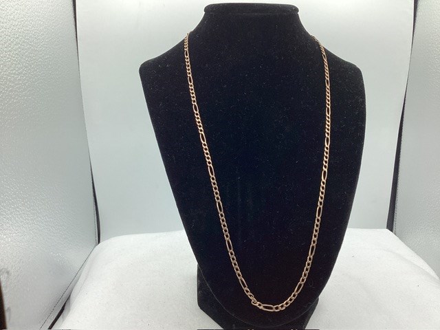 1 x Stamped 9ct Yellow Gold, Chain Necklet, No Clasp