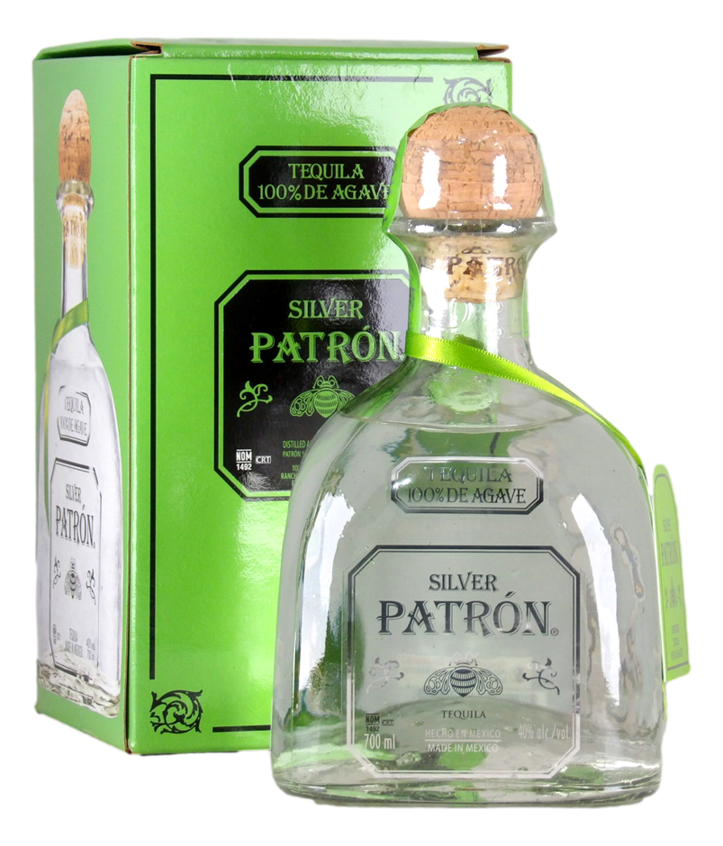 Patron Silver Tequila (1x 700mL), Mexico.