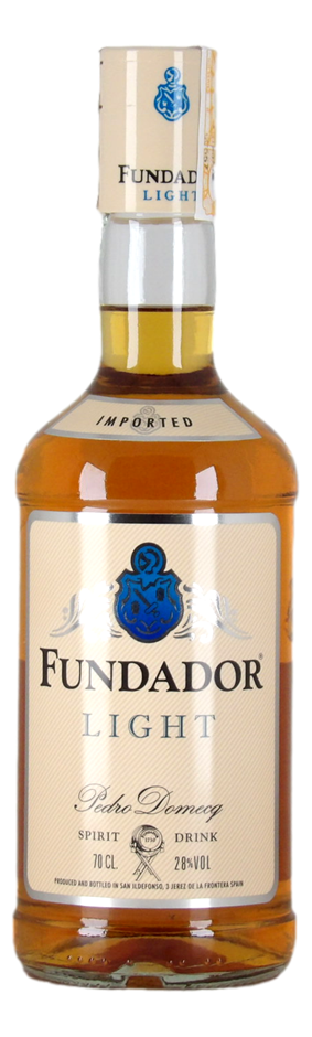 Bodegas Fundador Light Pedro Doecq Premium Light Spirit (1x 700mL), Spain.
