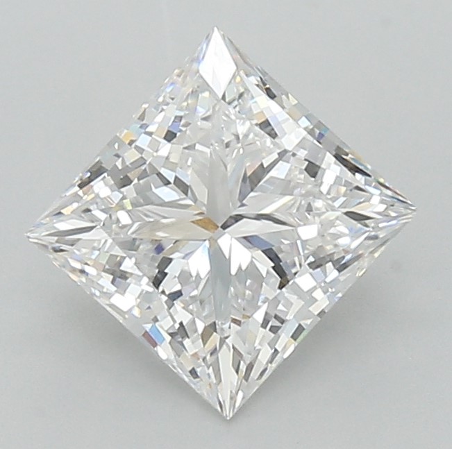 2.10 Carat Princess Cut  Diamond D/VVS2