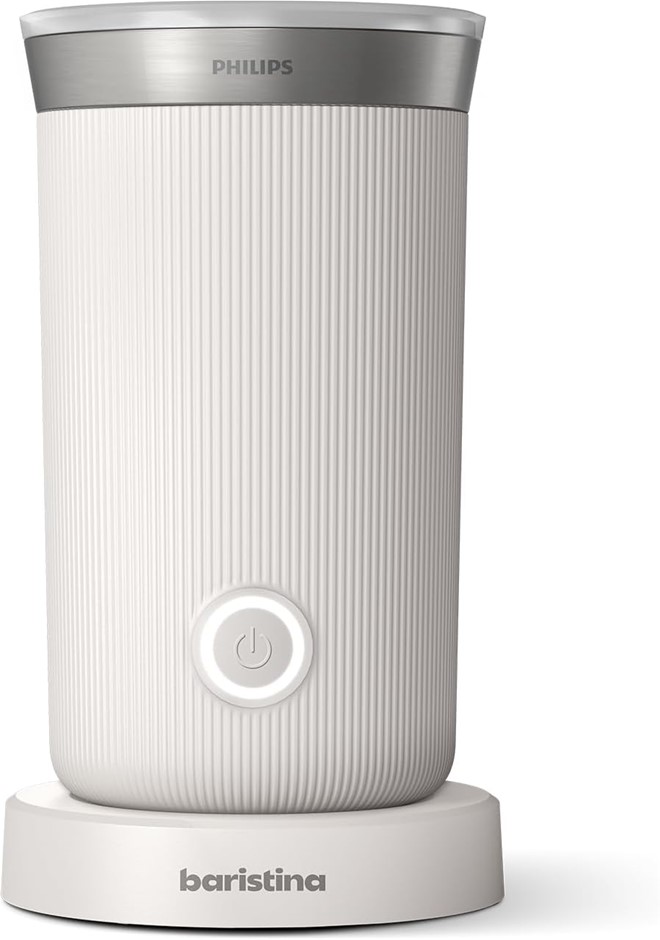 Philips Baristina Electric Milk Frother - Foams Hot and Cold Milk and Veget