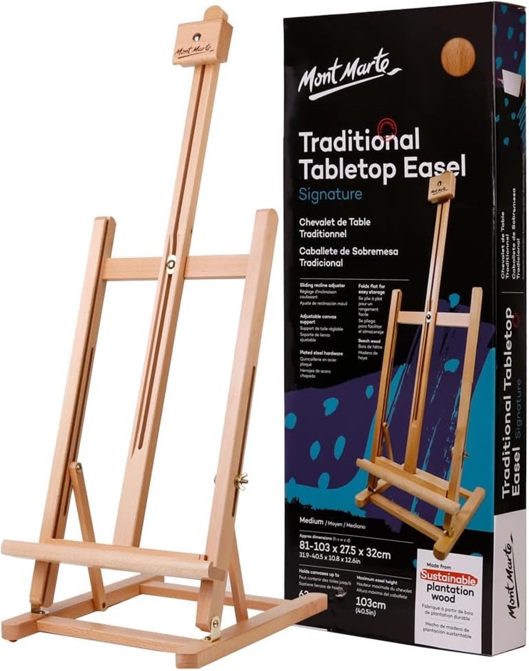 MONT MARTE Traditional Desk Easel, Medium