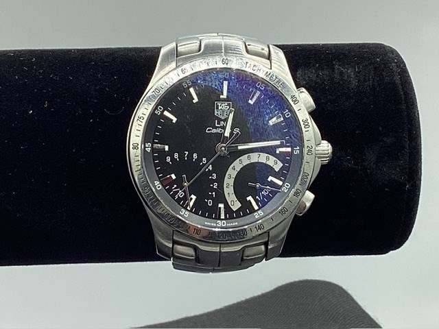 Wrist Watch Tag Heuer Calibre S on Bracelet Chronograph