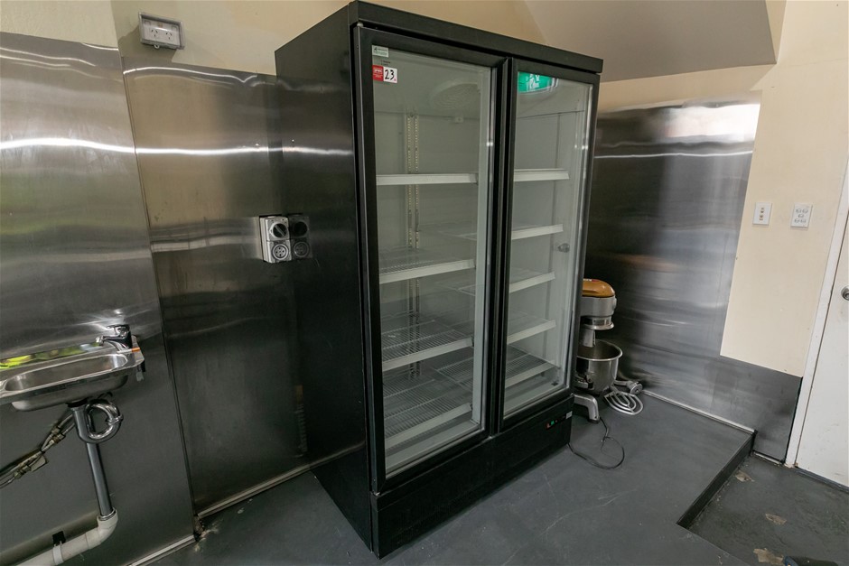 Thermaster LG-1000BGBM Twin Door Display Fridge