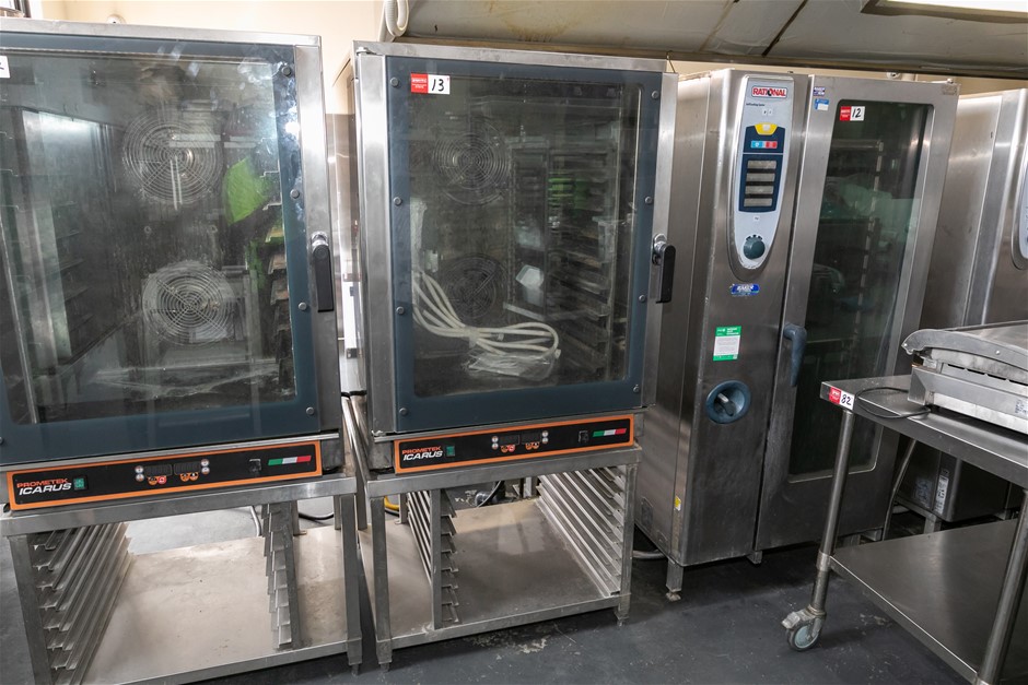 2022 Prometek Icarus FEDL10NEMIDVH20 Combi Oven with Tray Stand